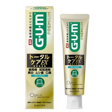 Sunstar GUM Premium Total Care EX Clean Mint 90g