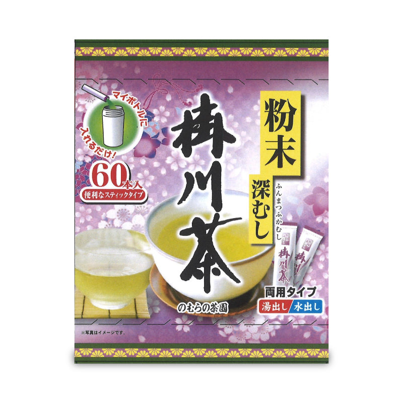 Nomura Sangyo Deep-Steamed Kakegawa Green Tea Powder Sticks 60 Sticks