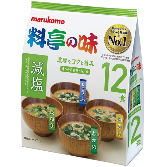 Marukome Ryotei no Aji Reduced Salt 12