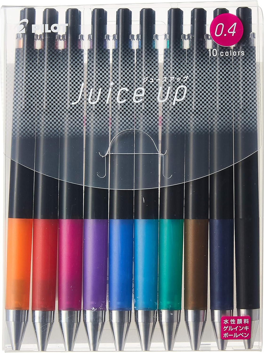 Pilot Juice Up 0.4mm Gel Pen, 10-Colour Set