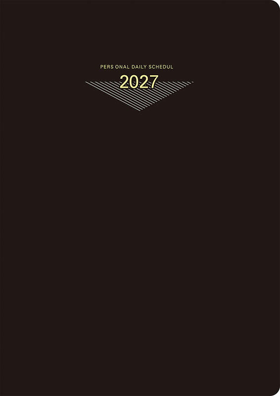 Takahashi Week Memo Diary No.62 black 2027