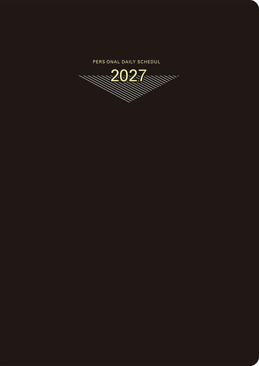 Takahashi Week Memo Diary No.62 black 2027