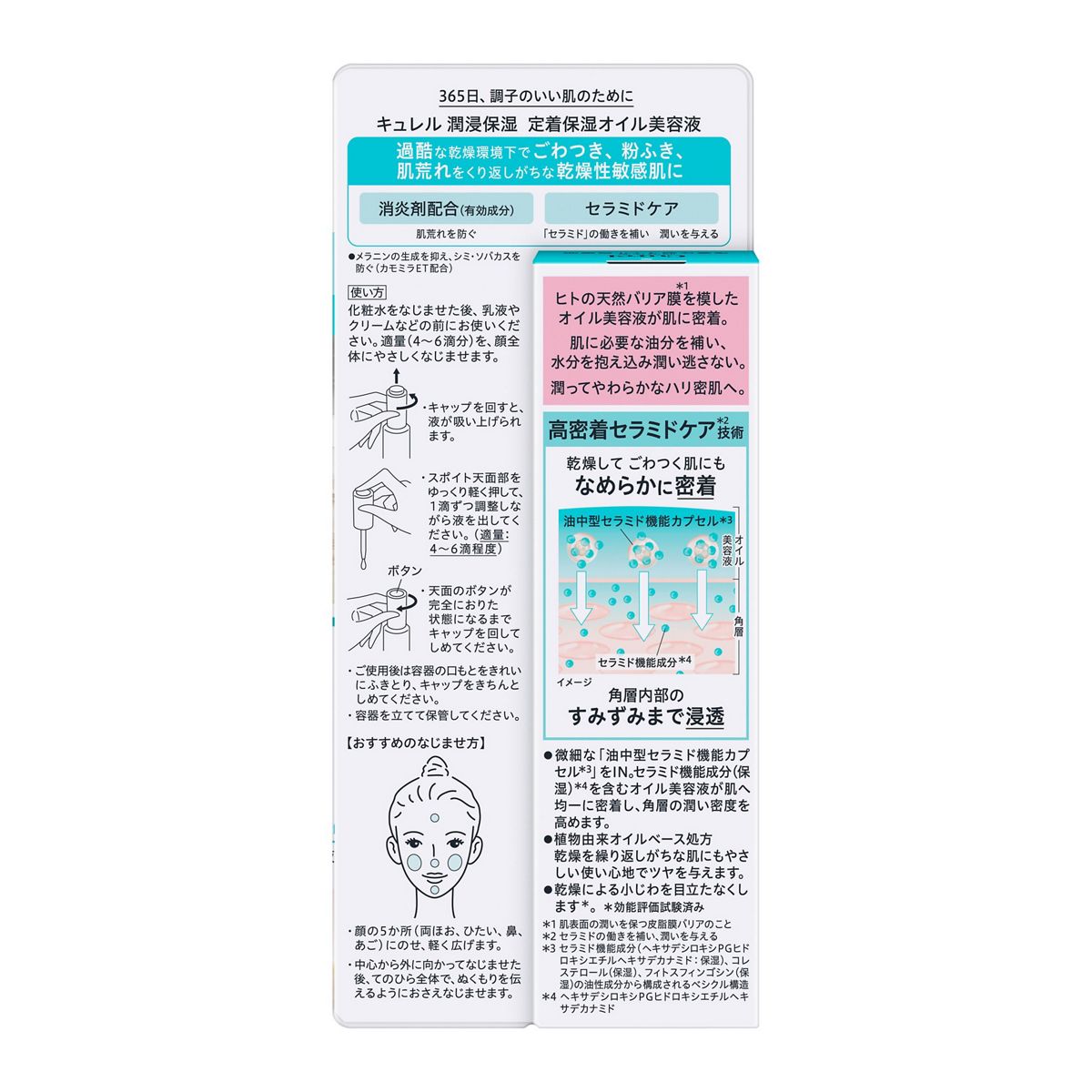 Curél Intensive Moisture Care Oil Serum, 30mL