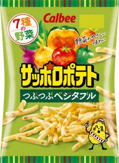 Calbee Sapporo Potato Tsubutsubu Vegetable 72g bag