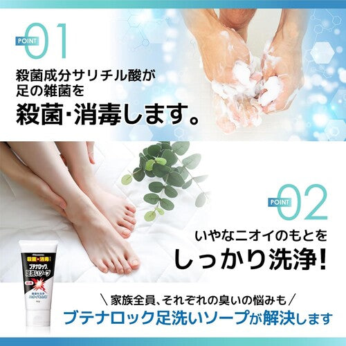 Butenalock Foot Wash Soap 150g - Foot Odor Care (Quasi-Drug) - image 4