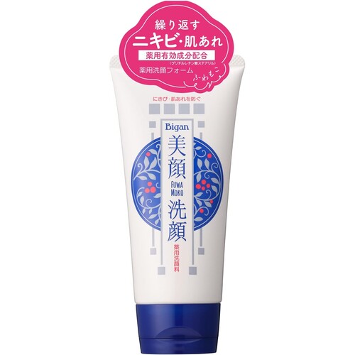 Meishoku Bigan Medicated Face Wash Foam 120g, Made in Japan (Quasi-Drug) - image 1